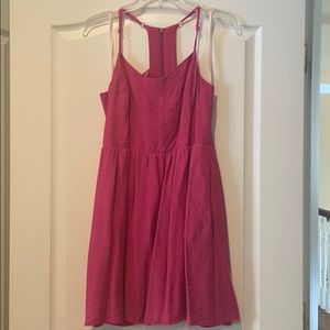 Pink sleeveless dress